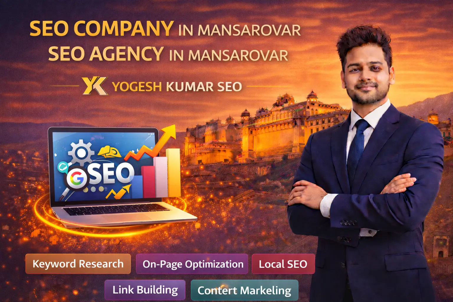 SEO company in Mansarovar providing professional SEO services by Yogesh Kumar SEO