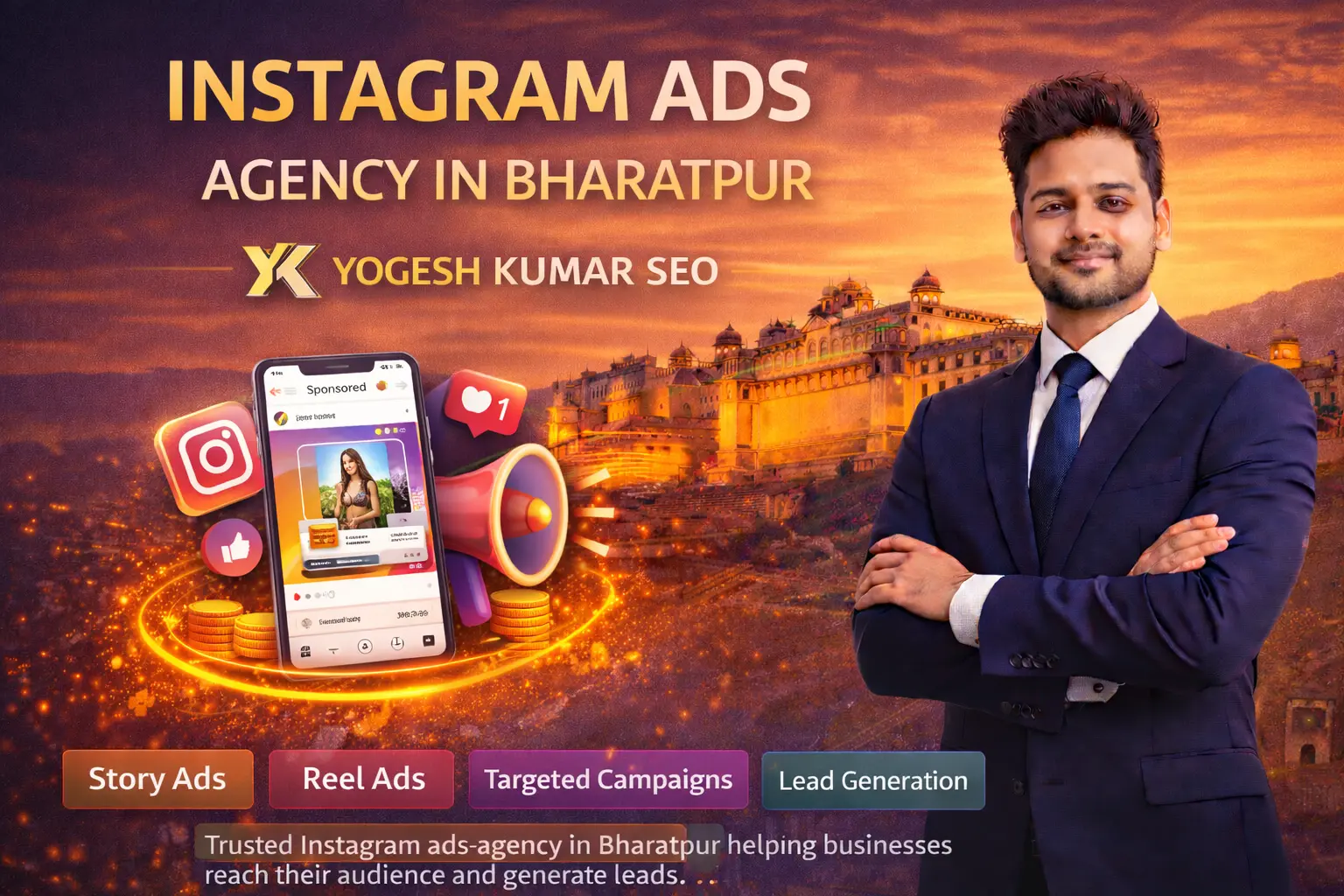 Instagram Ads agency in Bharatpur offering professional ad management services